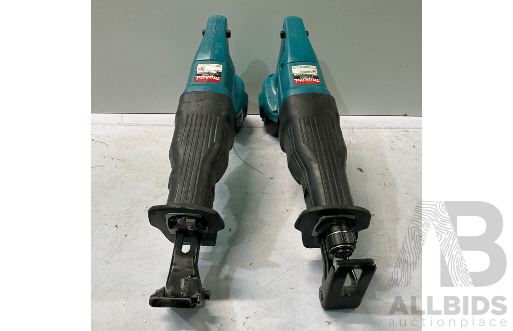MAKITA (JR180D) Reciprocating Saw 18v (X2) W/ Charger - Lot of 3 - Total ORP $479.00