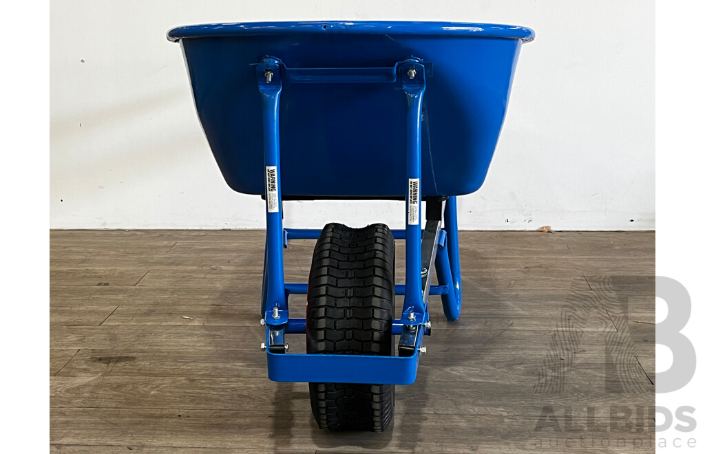 MEDALIST 100-Litre Builders Steel Tray Wheelbarrow - ORP $399.00