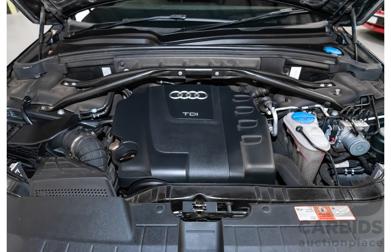 5/2010 Audi Q5 2.0 TDI Quattro (AWD) 8R MY10 4d Wagon Metallic Black Turbo Diesel 2.0L