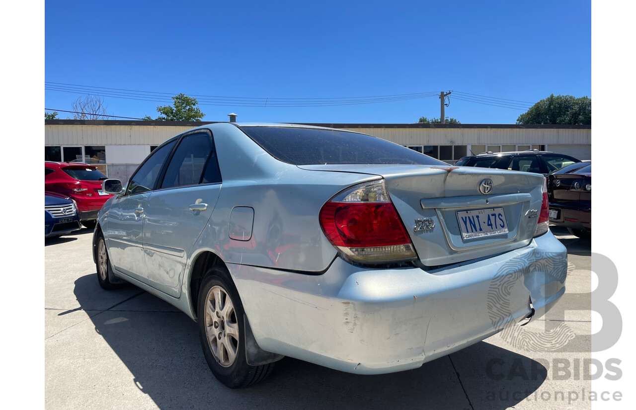 12/2005 Toyota Camry Altise Limited ACV36R 06 UPGRADE 4d Sedan Blue 2.4L