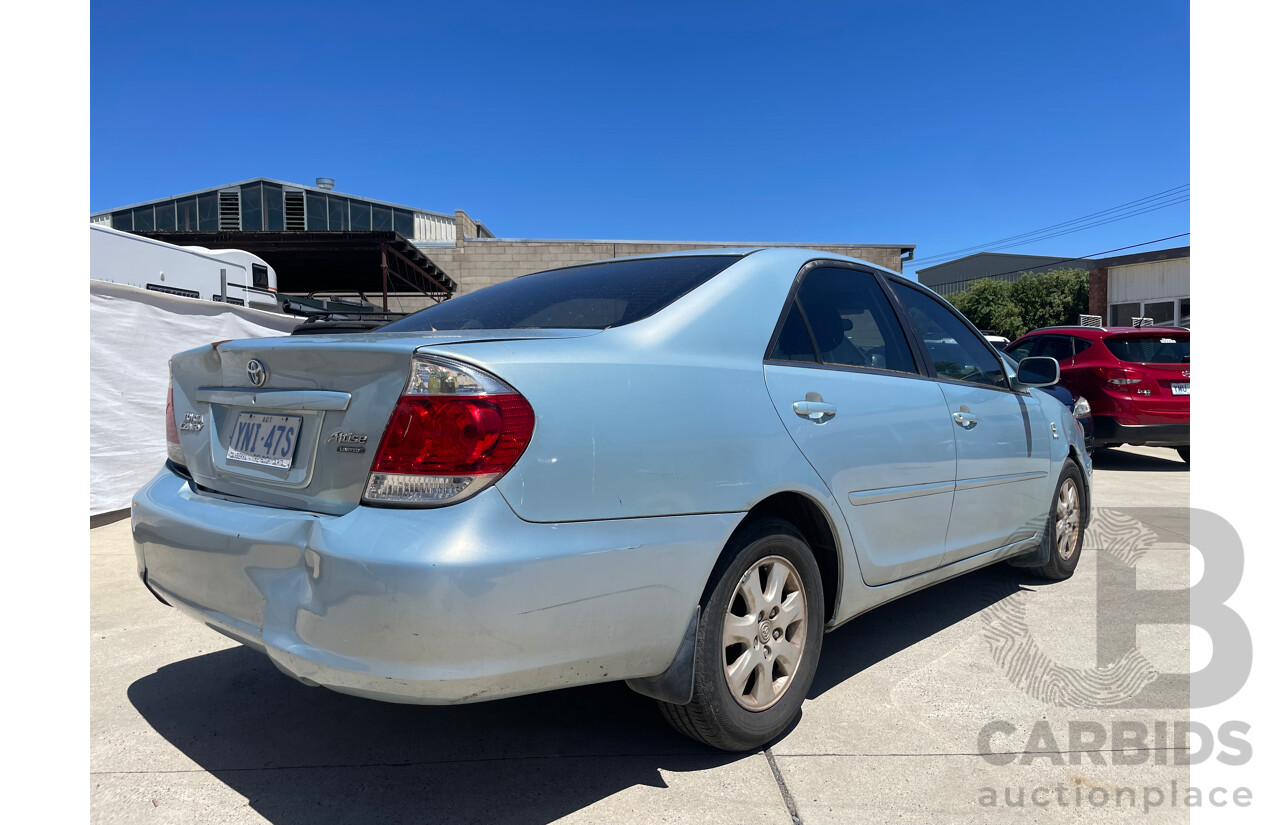 12/2005 Toyota Camry Altise Limited ACV36R 06 UPGRADE 4d Sedan Blue 2.4L