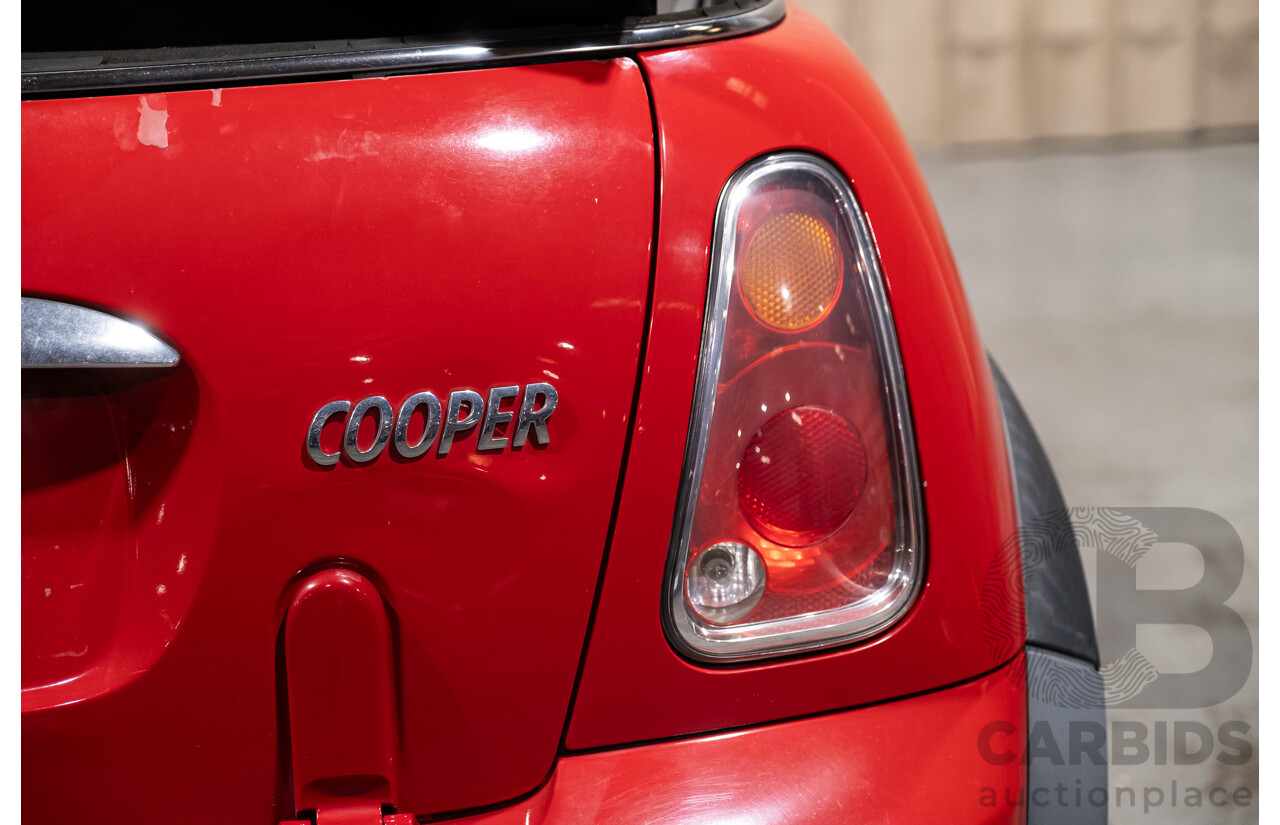 2/2007 Mini Cooper Cabrio R52 2d Cabriolet Red 1.6L