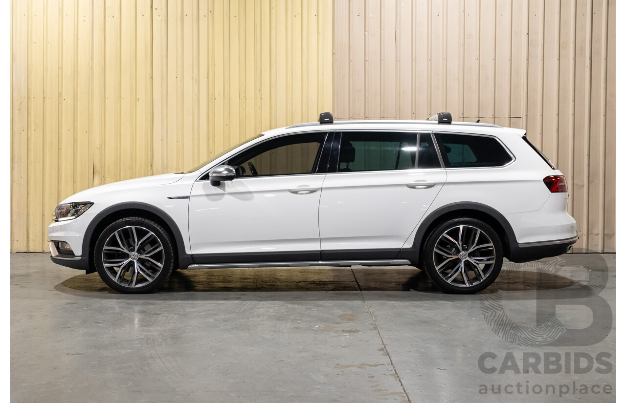 9/2017 Volkswagen Passat Alltrack Wolfsburg Edition 4Motion (AWD) B8 4d Wagon White Turbo Diesel 2.0L