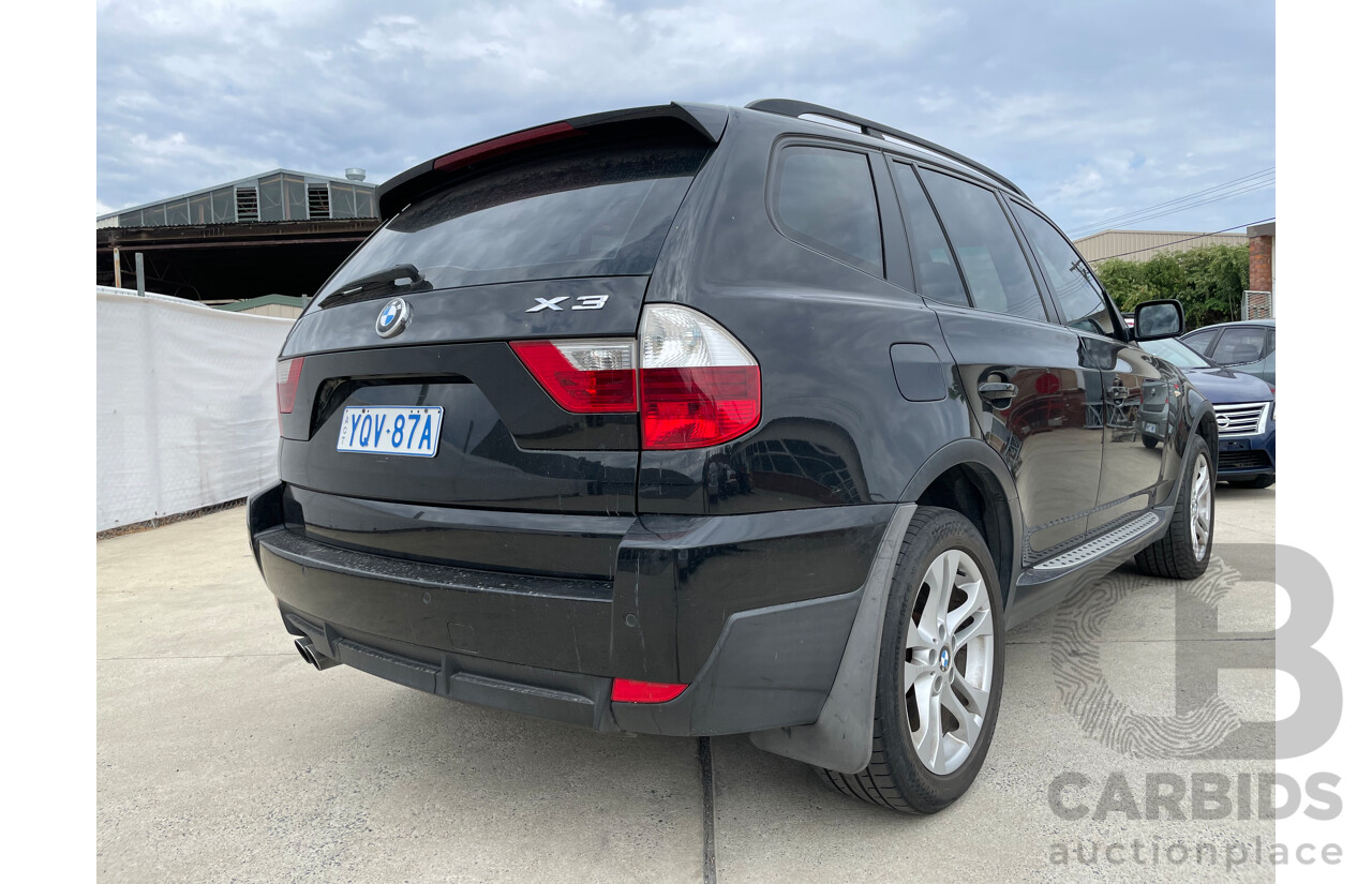 2/2007 Bmw X3 3.0si E83 MY07 4d Wagon Black 3.0L