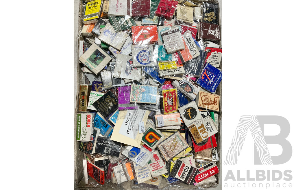 Large Collection Australian and International Matchboxes and Matchbooks