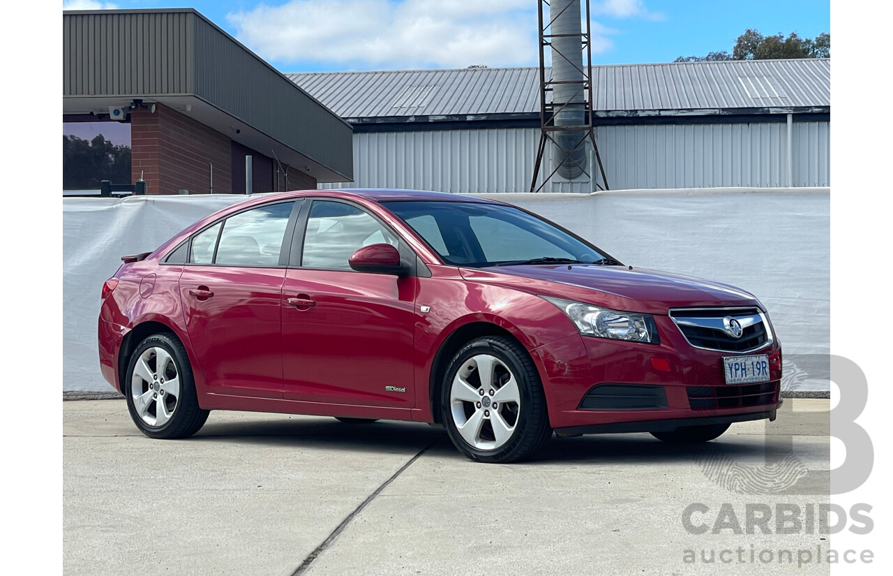 2/2010 Holden Cruze CD JG 4d Sedan Red 2.0L