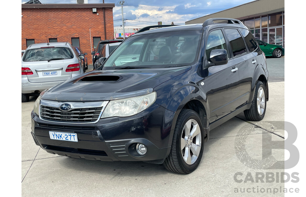 2/2009 Subaru Forester XT Premium MY10 4d Wagon Black 2.5L