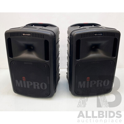 Mipro (MA-808) Powered Portable PA System