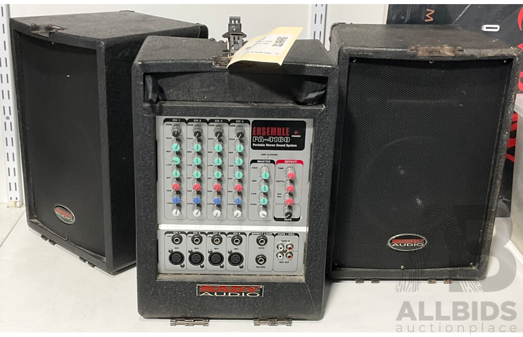 Nady Ensemble PA-4180 Portable Stereo Sound System