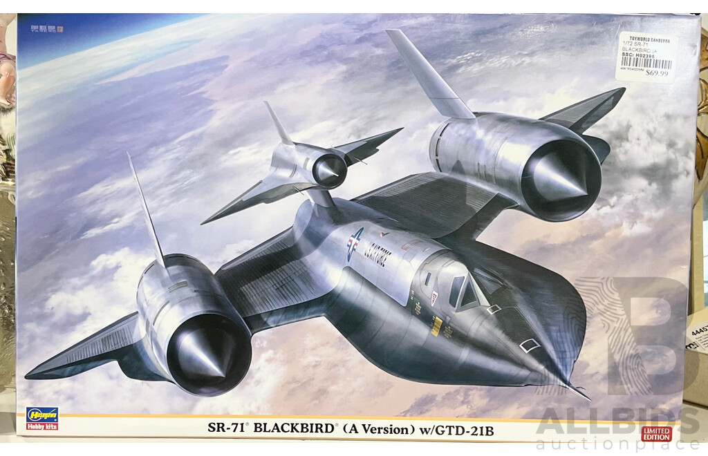 Hasegawa SR-71 Blackbird (a Version) 1:72 Scale