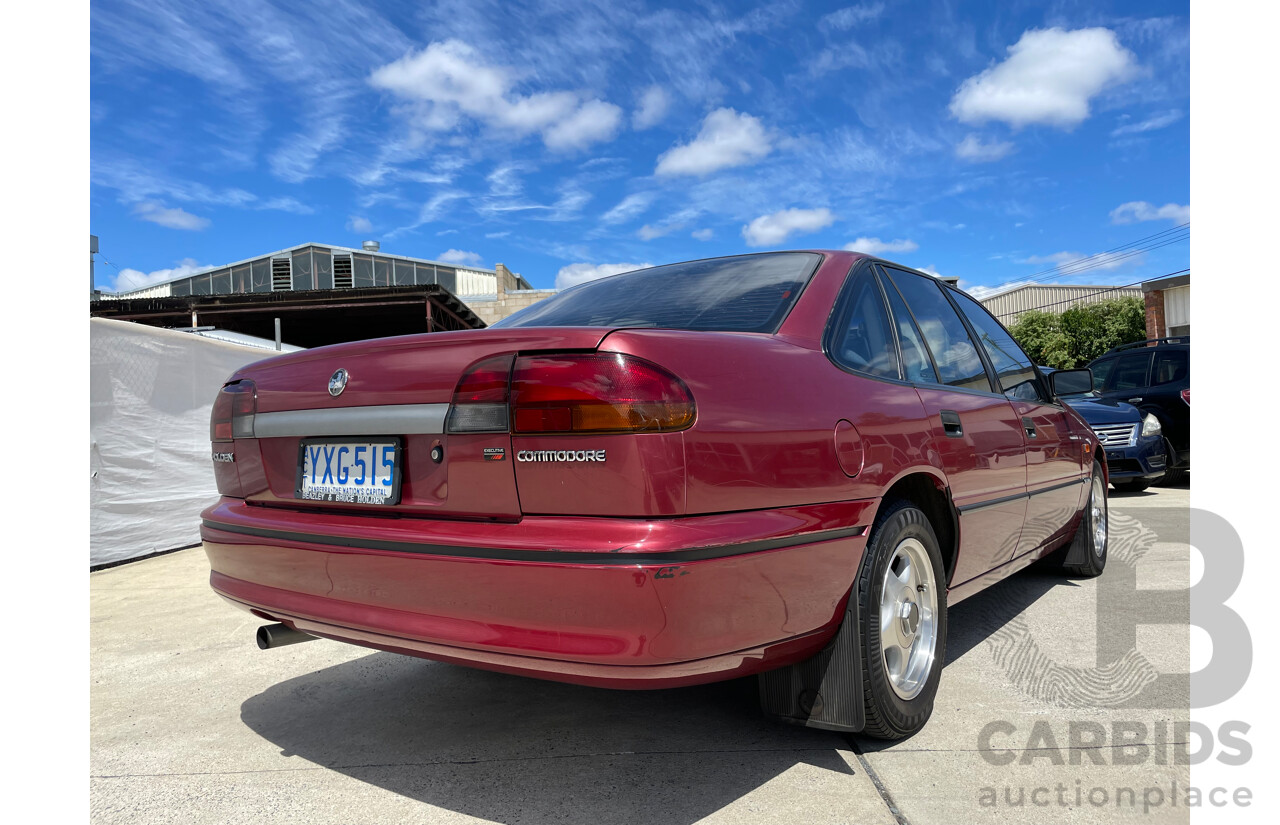 7/1993 Holden Commodore Executive VPII 4d Sedan Red 3.8L