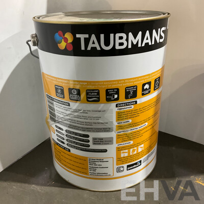 TAUBMANS  Lot of 3 Easy Coat Gloss White for Interior Doors & Trims 10L - Estimated Total ORP $435.00