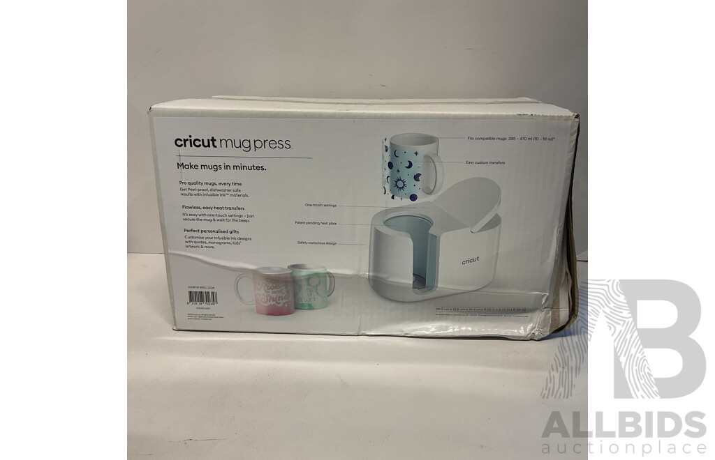 CRICUT Mug Press Heat Press for Mugs Starter Pack - ORP $349.00