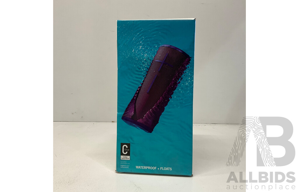 ULTIMATE EARS BOOM 3 Portable Bluetooth Speaker (Ultraviolet Purple) - ORP$169.00