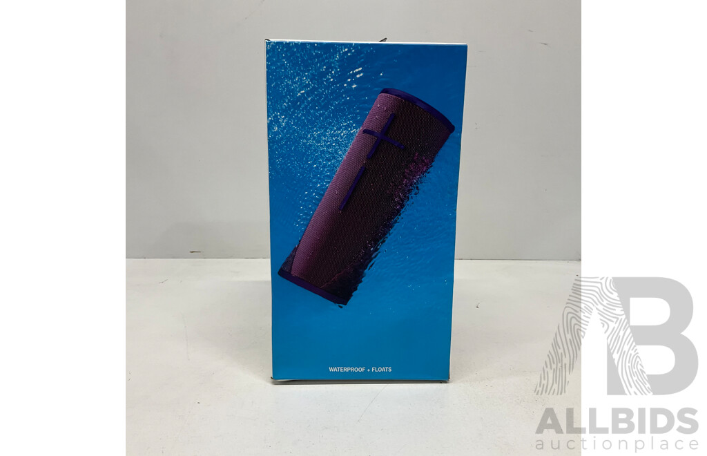 ULTIMATE EARS MEGABOOM 3 Portable Bluetooth Speaker (Ultraviolet Purple) - ORP$329.00