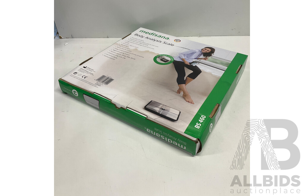 WW Bodyfit  WW800A Smart Scale & MEDISANA Body BS460 Analysis Scale  - Lot of 2 - Estimated Total ORP$188.00
