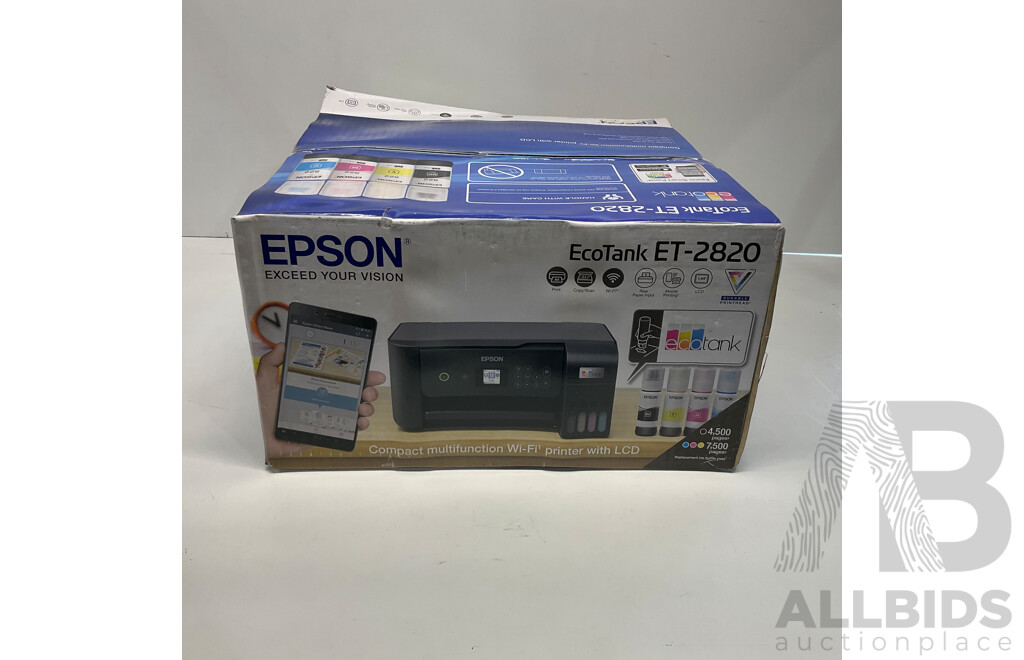 EPSON EcoTank ET-2820 Wireless All-in-One Printer - ORP $479.00