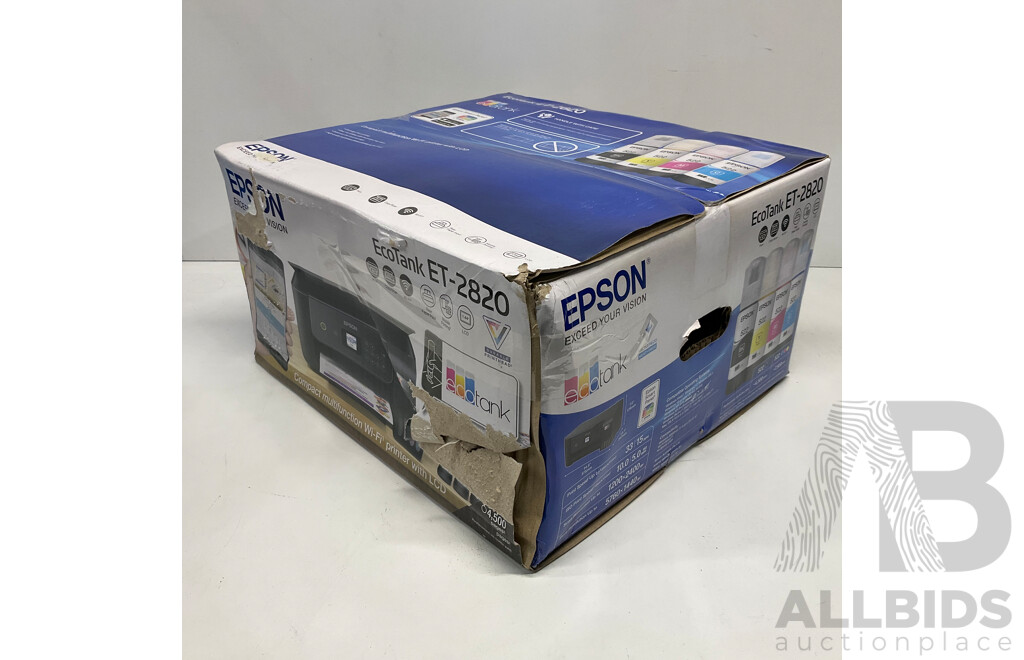 EPSON EcoTank ET-2820 Wireless All-in-One Printer - ORP $479.00