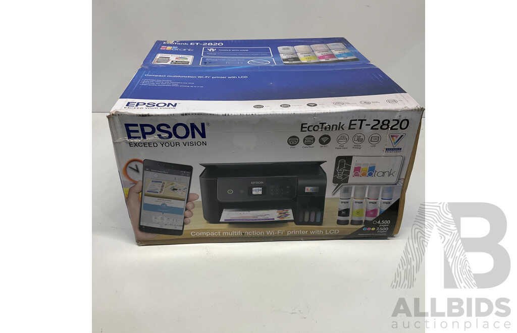 EPSON EcoTank ET-2820 Wireless All-in-One Printer - ORP $479.00
