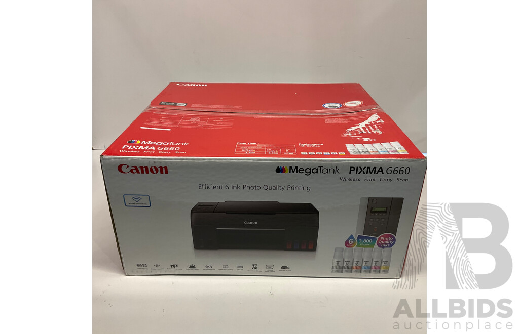 Canon PIXMA G660 MegaTank - ORP $599.00