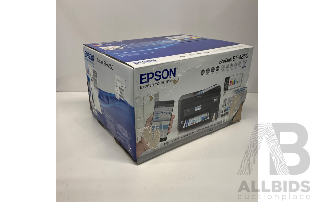 EPSON EcoTank ET-4850 Wireless All-in-One Printer - ORP $648.00