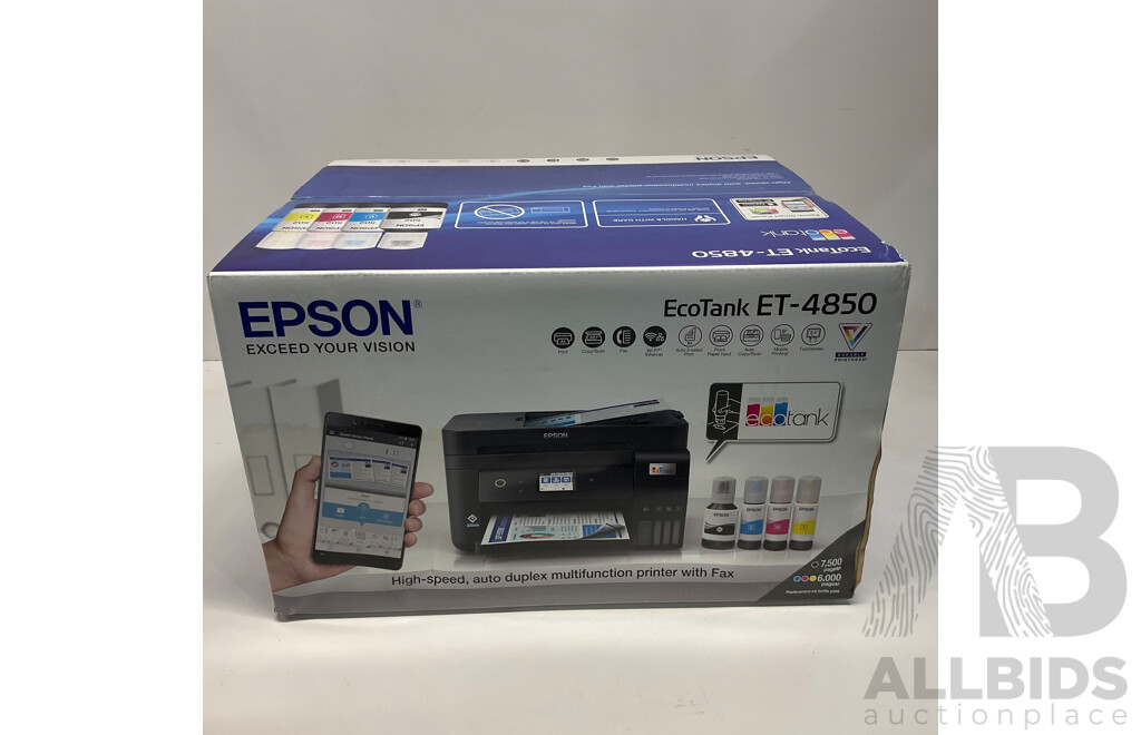 EPSON EcoTank ET-4850 Wireless All-in-One Printer - ORP $648.00