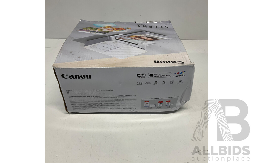 CANON Selphy CP1500 Compact Photo Printer - White - ORP $239.00