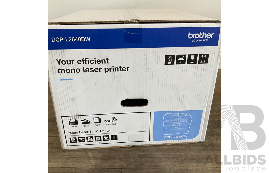 BROTHER DCP-L2640DW All-in-One Mono Laser Printer - ORP $289.00