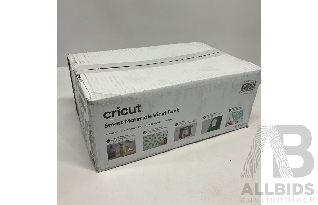 CIRCUT Smart Materials Vinyl Pack & Roll Holder - Lot of 2 - Estimated Total ORP $150.00