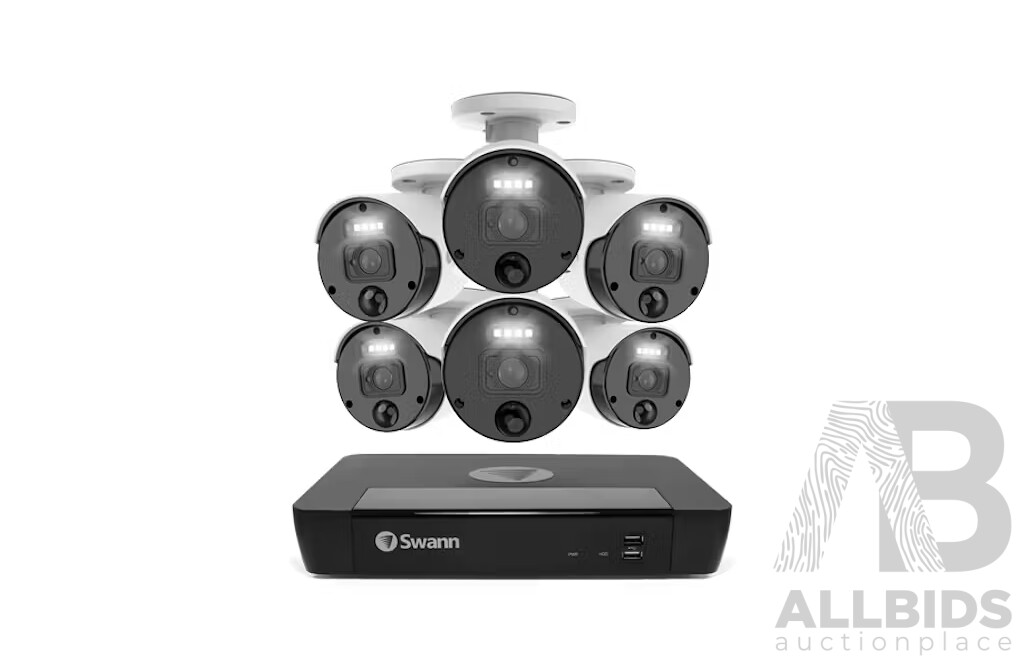 SWANN Master-Series 6 Camera 8 Channel NVR Security System - ORP $1238.00