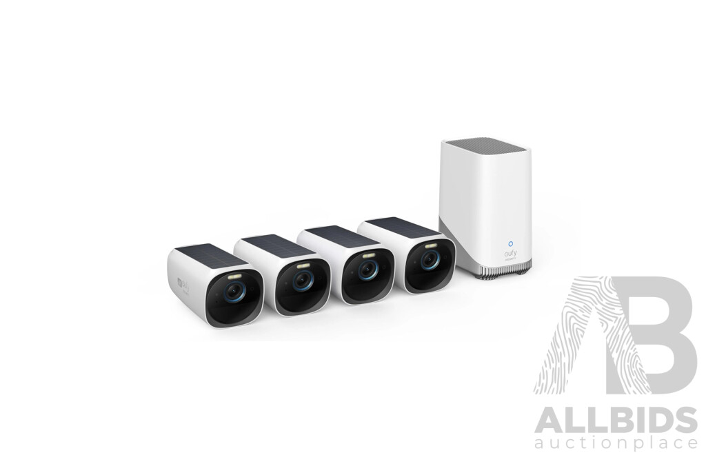 EUFYCam 3 (S330) 4 Pack with HomeBase 3 - ORP $1,599.00