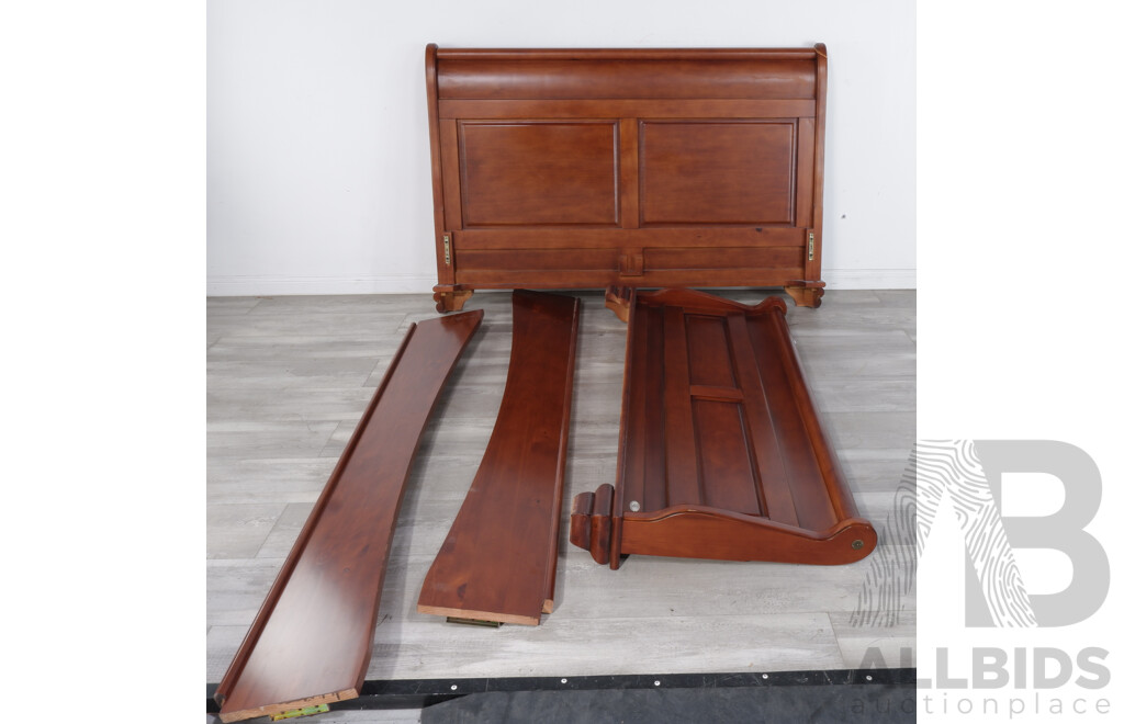 Queen Size Sleigh Bed Frame by R.C. Roberts Furniture