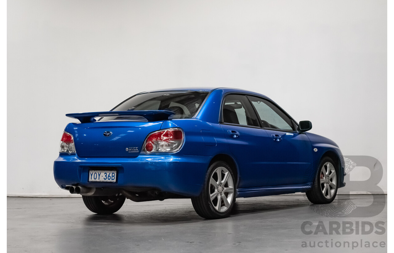 9/2005 Subaru Impreza WRX (AWD) MY06 4d Sedan World Rally Blue Turbo 2.5L