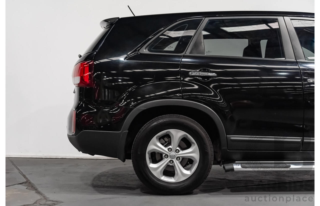 7/2013 Kia Sorento Si (4x4) XM MY13 4d Wagon Black Turbo Diesel 2.2L - 7 Seater