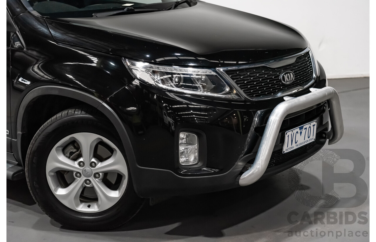 7/2013 Kia Sorento Si (4x4) XM MY13 4d Wagon Black Turbo Diesel 2.2L - 7 Seater