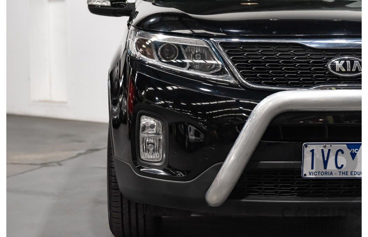 7/2013 Kia Sorento Si (4x4) XM MY13 4d Wagon Black Turbo Diesel 2.2L - 7 Seater