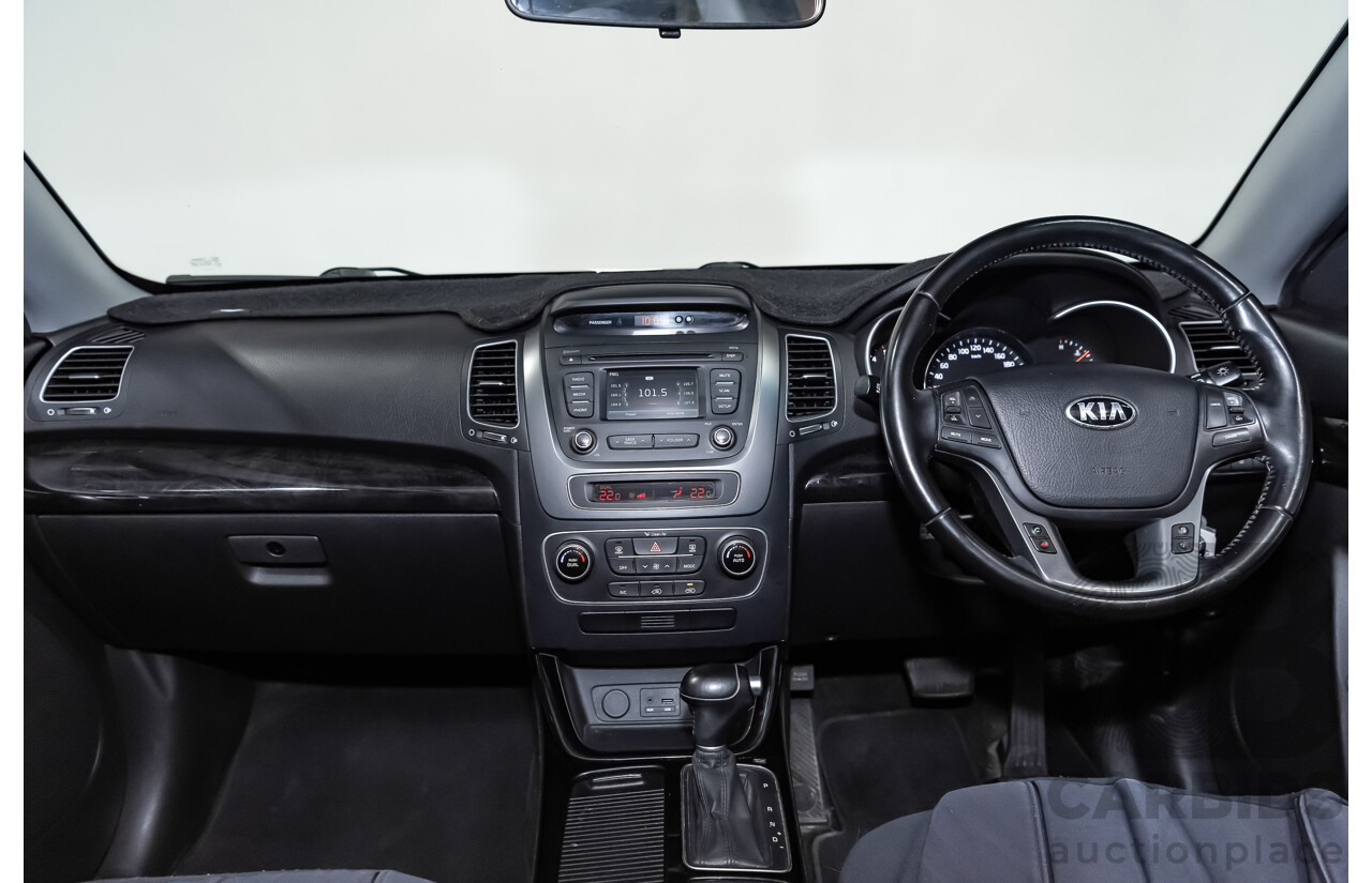 7/2013 Kia Sorento Si (4x4) XM MY13 4d Wagon Black Turbo Diesel 2.2L - 7 Seater