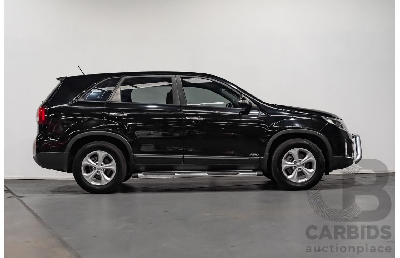 7/2013 Kia Sorento Si (4x4) XM MY13 4d Wagon Black Turbo Diesel 2.2L - 7 Seater