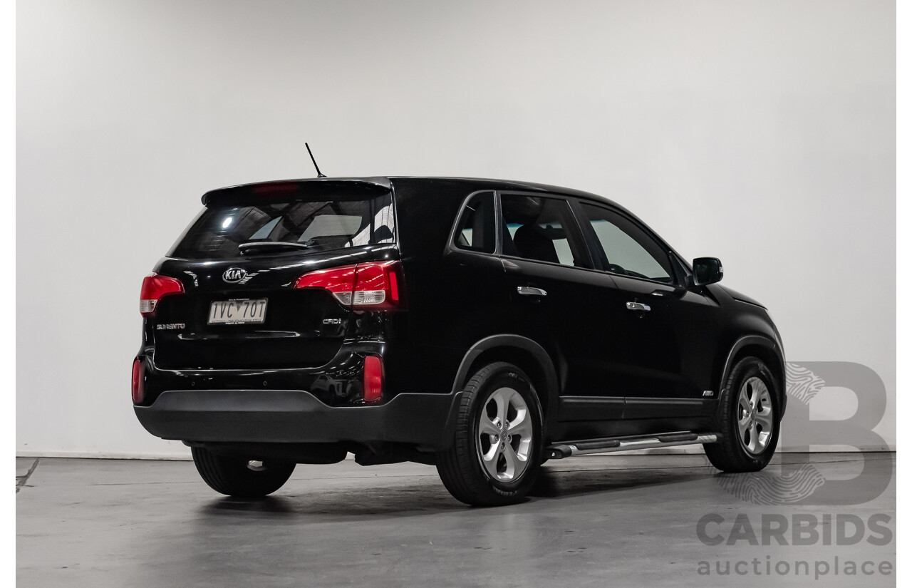 7/2013 Kia Sorento Si (4x4) XM MY13 4d Wagon Black Turbo Diesel 2.2L - 7 Seater