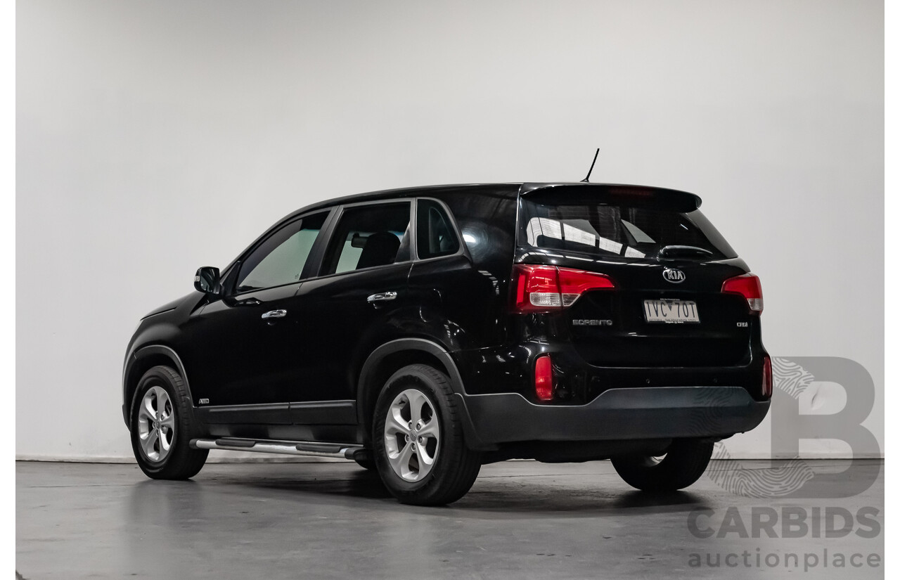 7/2013 Kia Sorento Si (4x4) XM MY13 4d Wagon Black Turbo Diesel 2.2L - 7 Seater