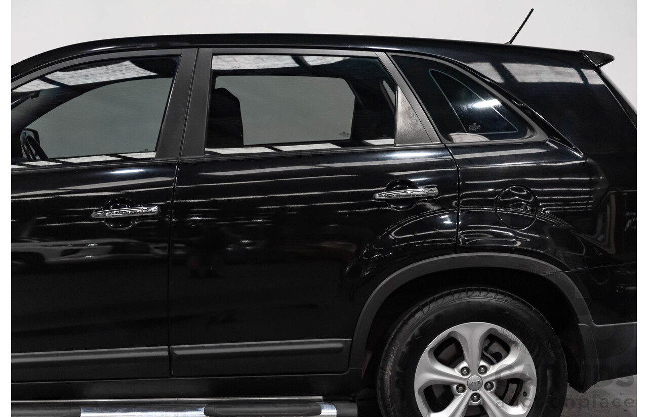 7/2013 Kia Sorento Si (4x4) XM MY13 4d Wagon Black Turbo Diesel 2.2L - 7 Seater