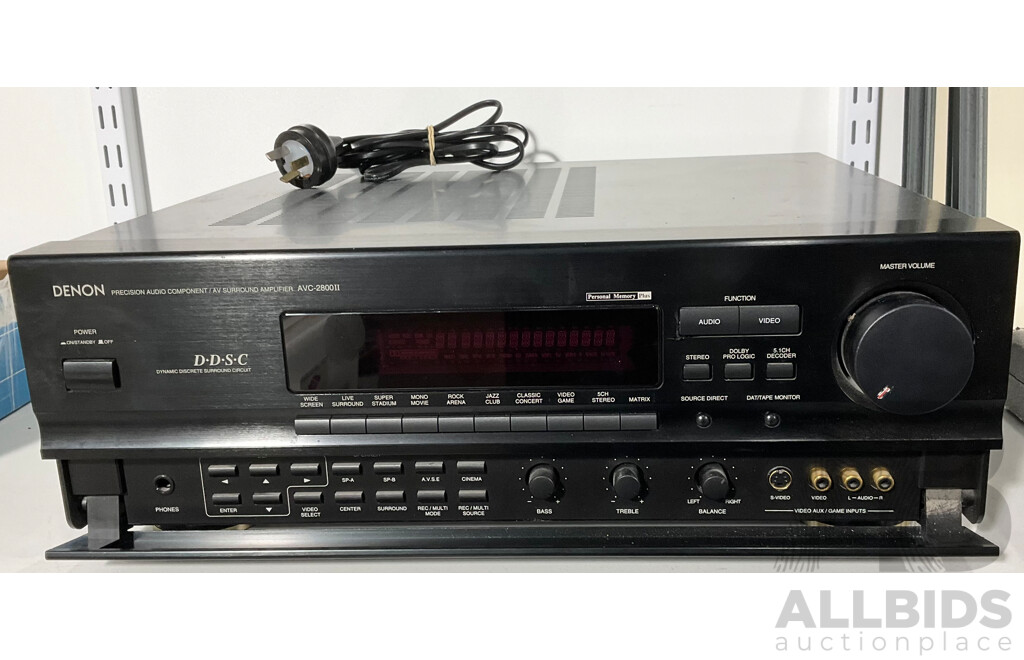 Denon Precision Audio Component/ AV Surround Sound Amplifier AVC-2800II