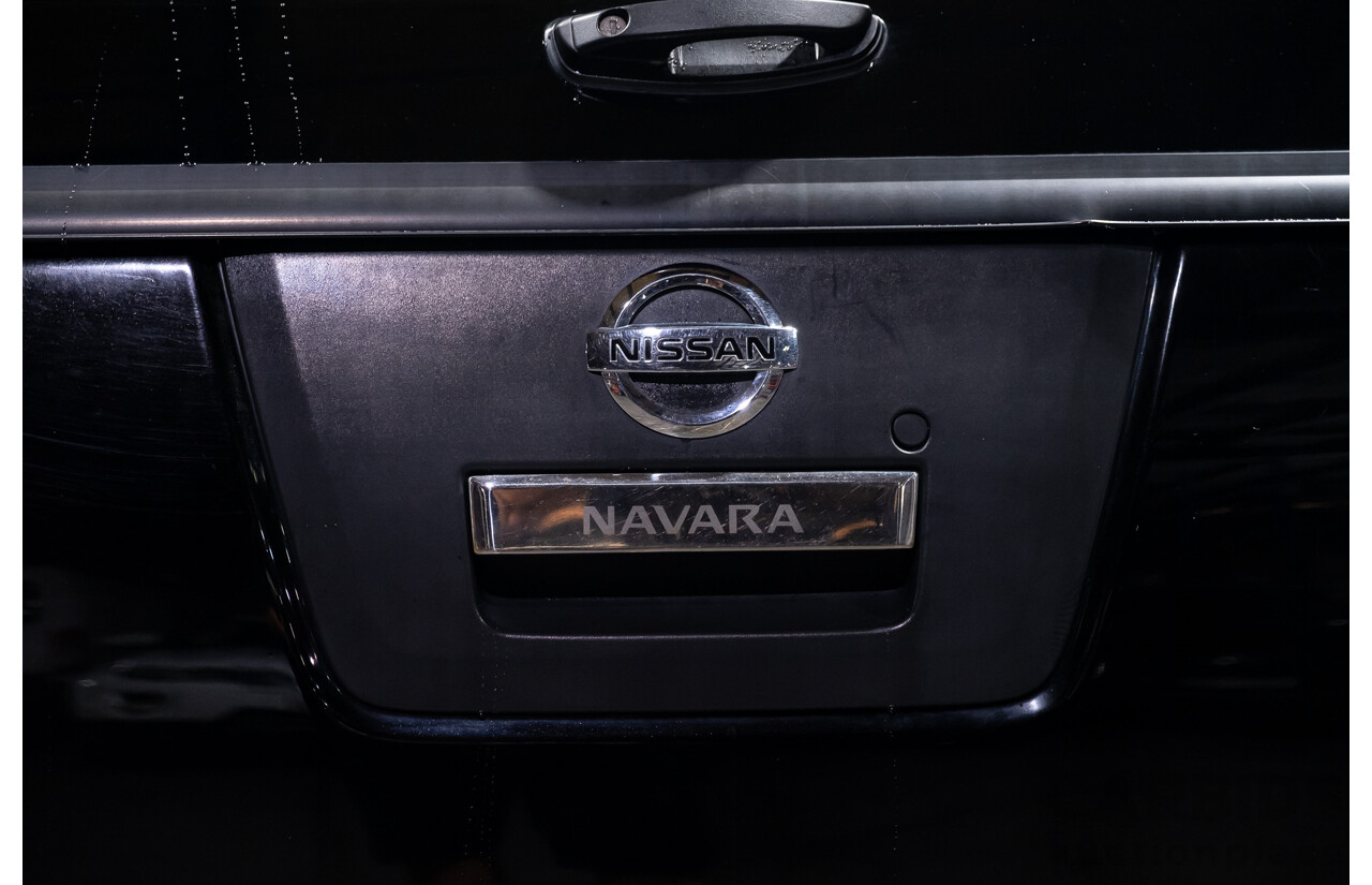 4/2011 Nissan Navara ST-X (4x4) D40 SERIES 4 Dual Cab P/Up Black Turbo Diesel 2.5L