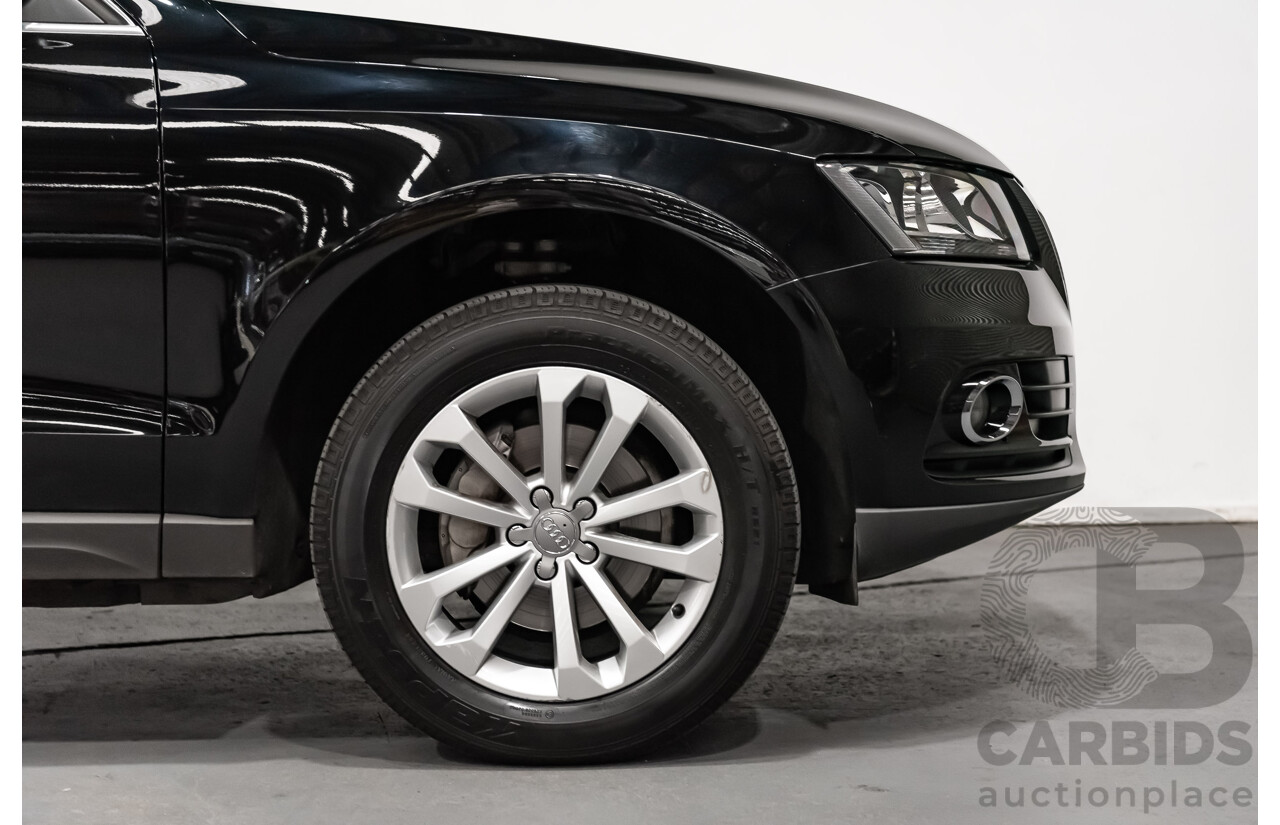 2/2013 Audi Q5 2.0 TFSI Quattro (AWD) 8R MY13 4d Wagon Black Turbo 2.0L