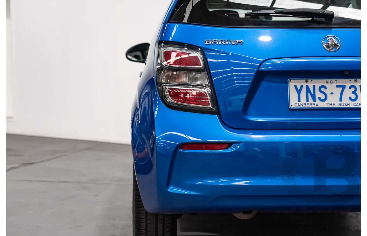 01/2017 Holden Barina LS TM MY17 4d Hatch Boracay Blue Metallic 1.6L