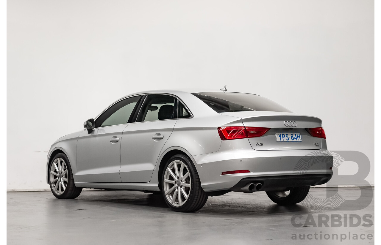 5/2014 Audi A3 1.8 TFSI Ambition Quattro (AWD) 8V MY14 4d Sedan Metallic Silver Turbo 1.8L