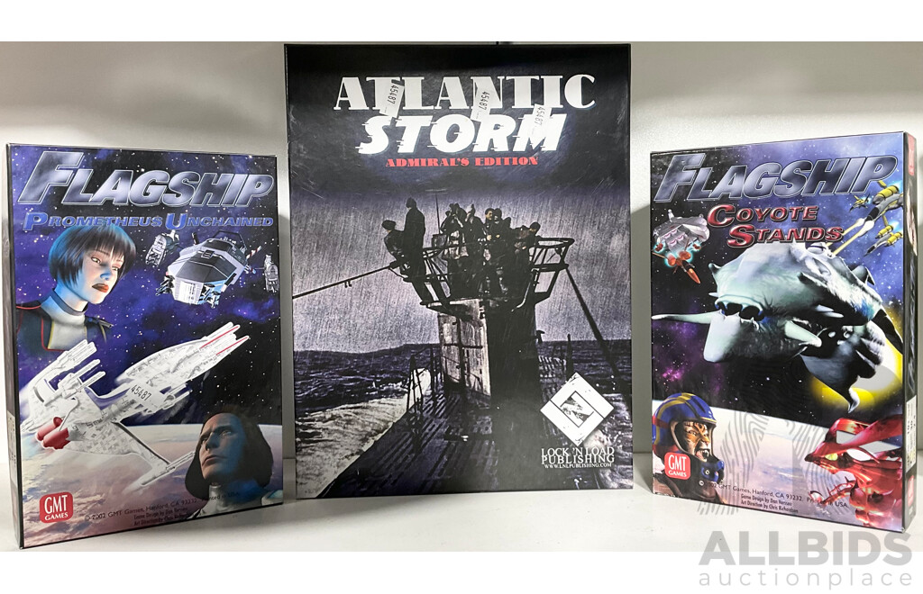 Flagship Coyote Stands and Prometheus Unchained Games and Atlantic Sands Board Games