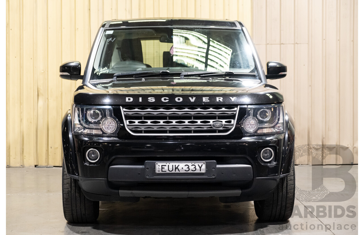 12/2016 Land Rover Discovery 4 3.0 TDV6 MY16 4d Wagon Ultimate Black Metallic V6 Turbo Diesel 3.0L - 7 Seater