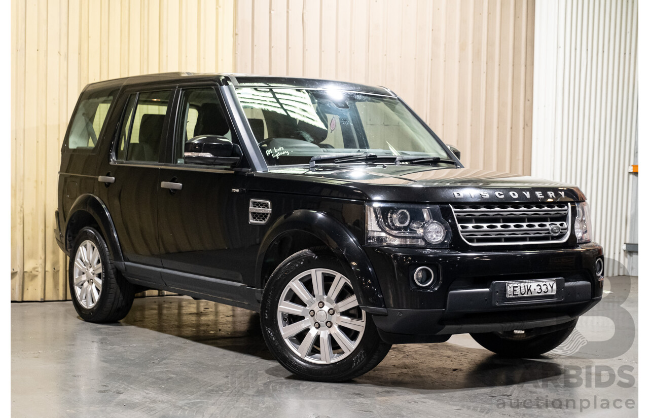 12/2016 Land Rover Discovery 4 3.0 TDV6 MY16 4d Wagon Ultimate Black Metallic V6 Turbo Diesel 3.0L - 7 Seater