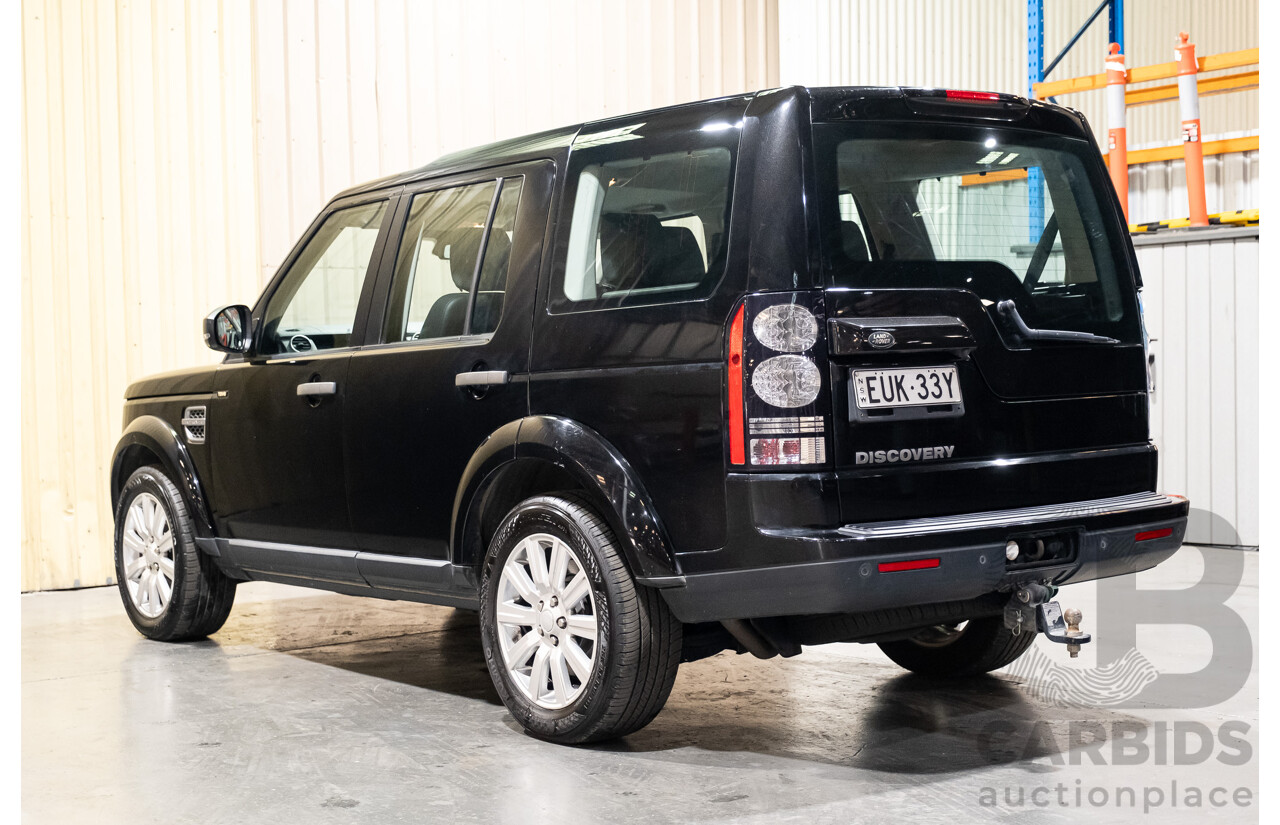 12/2016 Land Rover Discovery 4 3.0 TDV6 MY16 4d Wagon Ultimate Black Metallic V6 Turbo Diesel 3.0L - 7 Seater